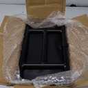 Bike Basket Rear with Liner,Waterproof Cover,Cargo Net Large Rear Bike Basket,Heavy Duty Bicycle Rear Basket for Electric Bike, Ebike,Great for Bike Trip,Carrying Grocery,Ball,Dog (12.7"X11.3"X6")