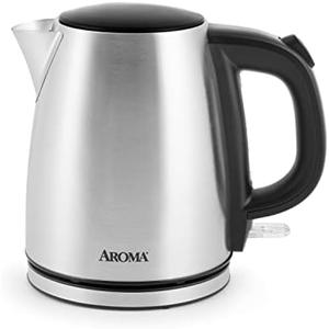 Aroma Housewares 1.0L / 4-cup Stainless Steel Electric Kettle (AWK-267SB)