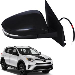 Marretoo for TOYOTA RAV4 Mirror replacement Right Passenger for 2016 2017 2018 Rav4 USA BUILT Accessories 7 pins Power | Heated | Blind spot glass Turn Signal RH TO1320346 879400R220C0
