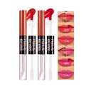 3 x 2Pcs Peel Off Lip Gloss Tattoo and Lip Oil 2-in-1, Lip Stain Peel Off Masque - Peel Off Lip Tint ,Long Lasting Waterproof Transfer-proof Lip Mask Lip Gloss Peel Off Lip Liner,Stay Lip Makeup 02#+03#