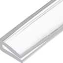 PATIKIL Rubber Seal Strip, Flexible U Channel Edge Trim Waterproof Edge Protector Soundproof Door Seal Strip for Sheet Metal Car, Fit 1/64"(1mm), 9.84 ft Length, Transparent