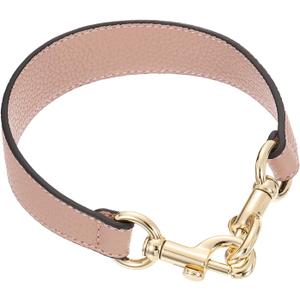 uxcell 14.17 Inch PU Leather Short Bag Strap with Clasp, Purse Handles Handbags Replacement Straps for Clutch Bag Underarm Bags, Pink, Gold Buckle