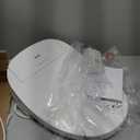 ZMJH A201S Bidet Toilet Seat, Electric Smart Heated Seat with Slow Closes, Vortex Wash, Warm Dryer, Rear and Front Wash, Warm Water, Remote Control, and Night Light, White (Elongated)