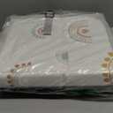 Infantino Foldable Soft Foam Play Mat, 57" Reversable Baby Mat for Tummy Time & Floor Play, Lightweight, Easy to Store, Wipeable, Rainbows