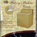 Better Home Xlarge Fabric Waterproof Washing Machine Cover with Zippered Top Material Appliance (Chocolate Brown)