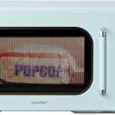 COMFEE Retro Ovens, Small 6 Auto Menus, 0.9 cu.ft Countertop Compact Microwaves with Multi-Stage Cooking, Mute Function, LED Digital, Green/900W, CMO-MMP02AA(GN), Green