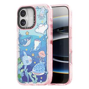 Bouvardia for iPhone 17 Case, Cute Girly Design for Women, Shockproof & Aesthetic, Ocean World