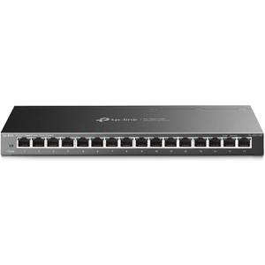 TP-Link 16 Port Gigabit Switch | Easy Smart Managed | Plug & Play | Limited Lifetime Protection | Desktop/Wall-Mount | Sturdy Metal w/ Shielded Ports | Support QoS, Vlan, IGMP and LAG (TL-SG116E)