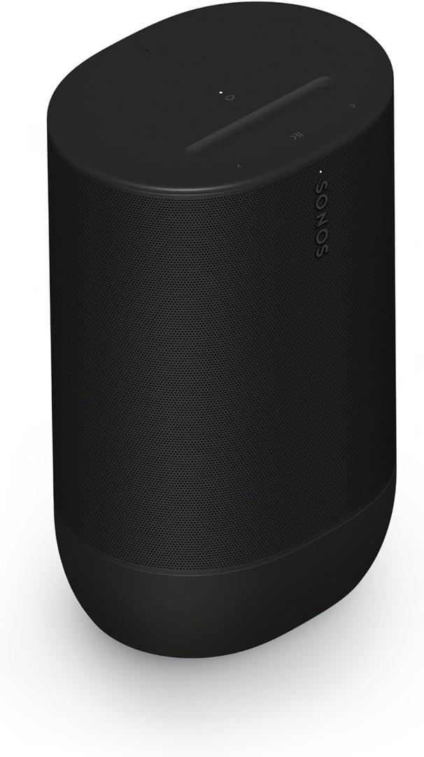 Sonos Move 2 - Black - Wireless Portable Bluetooth Speaker (Single)