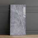 Haimin Wall Panels Peel and Stick 10 Pieces 23.6x11.8in (19.4 Sq. Ft. Coverage) Lightweight Backsplash Marble Look Tile (not Real Marble) Ideal for Kitchen Bathrooms Living Rooms Bedrooms (Gray-YSH)