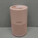 FULMINARE Air Purifiers for Bedroom H13 True HEPA Air Filter, Quiet Air Cleaner With Night Light, Portable Small Air Purifier for Home, Office, Living Room (Pink)