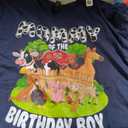Daddy of The Birthday Boy Farm Animals Matching Farm Theme T-Shirt, XL