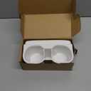 for Tesla Model 3 Model Y Cup Holder Insert Center Console Water Cup Limit Clamp, Under Armrest Box Storage Tray Key Card Sunglasses Holder for Tesla Accessories (White)