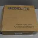 BEDELITE Flannel Sheets Queen Size Light Grey - Super Soft Fleece Sheets Set Fluffy Extra Plush, 4 Piece(Include Fitted Sheet, Flat Sheet, 2 Pillowcases)