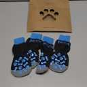 KOOLTAIL Dog Socks Shoes for Hot Pavement to Prevent Licking Paws, Winter Dog Boots&Paw Protector for Hardwood Floors Anti Slip,Traction Control Grip Booties for Dogs,Blue XL