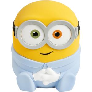 Minions Bob SquishyGlo Silicone Night Light, Officially Licensed Soft Touch Rechargeable Lamp with Auto-Off Timer for Bedrooms & Home, Kids & Adults| Paladone