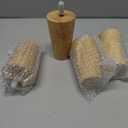 WEICHUAN 4 inch Solid Wood Legs for Sofa Couch Chair Ottoman Loveseat Coffee Table Cabinet Furniture Legs Replacement (4" Straight Set of 4)