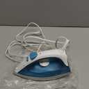 Sunbeam Compact Steam Iron, 1200 Watts, Non-Stick Soleplate, Powerful Shot of Steam, Horizontal or Vertical, Spray Mist, Precision Tip, White/Blue (One Size)