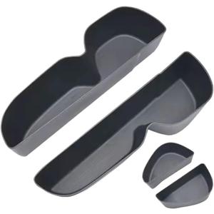 Car Door Storage Box TPE Front Rear Door Storage Box Organizer Tray Compatible For Toyota RAV4 XA50 2020-2024 Interior Accessories