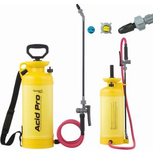 Sprayers Plus Acid Sprayer 2 Gallon, Acid Pro Compression Sprayer, Chemical Resistant, Leak-Free, for Acid Stain Muriatic Acid