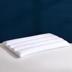 SLEEP ZONE Ultra Thin Pillow for Stomach and Back Sleepers, 2.5 Inch Flat Slim Design for Cervical Neck Alignment, 100% Cotton Cover SUSTANS Fiber Soft(Standard Pack of 1)