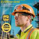 MIPEACE Bluetooth Earplug Headphones, Neckband Wireless Earbuds earplugs-29db Noise Reduction isolating in-Ear earplug Earphones and Controls,IPX6 sweatproof,20+Hour Battery(Blue)