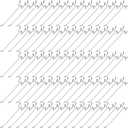 Funrous 100 Pack Peg Board Hooks Stainless Steel Pegboard Hooks Shelving Display Hanging Peg Board Holders for 1/8 and 1/4 Garage Storage Tools Organizer(6 Inch)