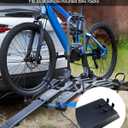Heavy Duty Bike Rack Loading Ramp Compatible with Various Car-Mounted Bike, Foldable E-Bike Ramp Suitable for Mountain Bikes, Road Bikes and Mopeds
