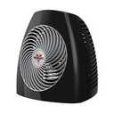 Vornado MVH Space Heater 3 Heat Settings Adjustable Thermostat TipOver Protection Auto Safety ShutOff System Indoor Use Whole Room Black