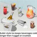 ICEMAN Dual-Size Ice Maker Countertop - Portable Ice Machine, Large and Small Ice Machine Maker with Self Cleaning, 9 Cubes in 7 Mins, 22lbs/24hrs, for Home, Kitchen, Office, Party, Ice Scoop Included