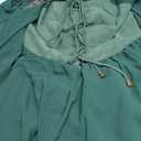 Scarlet Darkness Renaissance Costume Women Pirate Dresses Split Bell Sleeve Medieval Ren Faire Dress with Pockets L