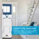 Lutron Caseta Smart Plug-In Lamp Dimmer Switch Kit with Pico Remote, Smart Dimmer for LED Lights, Table and Floor Lamps, 100W, Single-Pole/3-Way, P-PKG1P-WH