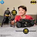 DC Comics, Batman Stealth Remote Control Batcycle with 12" Batman Action Figure, Super Hero Kids Toys for Boys and Girls Ages 4 & Up
