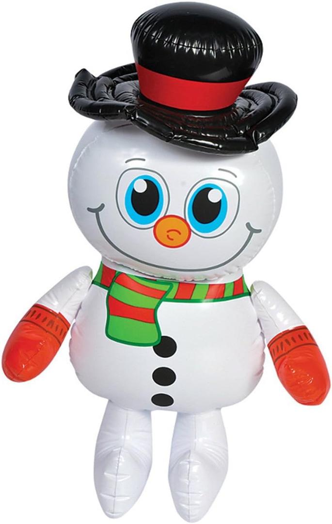 Rhode Island Novelty New 24" Inflatable Frosty Snowman Winter Christmas Decoration (097138871176)