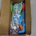 11 Pieces Sensory Bin Filler, Fine Motor Skills Handy Toys Set with 5 Scoops, Tweezers, Mini Silicone Tong, Scissors Clip, Dropper, Beach Shovels, Funnel, Sensory Bin Accessories Tools