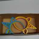 24 Pcs Unicorn Headbands Unicorn Birthday Party Favors,Plastic Hairbands for Girls,Headware Accessories for Party Supplies Gift,Teens Toddlers Children