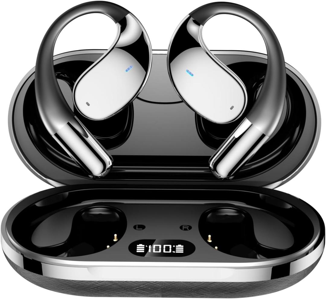 Real-time AI Translation Headphones, No Subscription with App, Long-lasting Battery Translator, Native Language Translator Earbuds for Travel and Learning (Black)