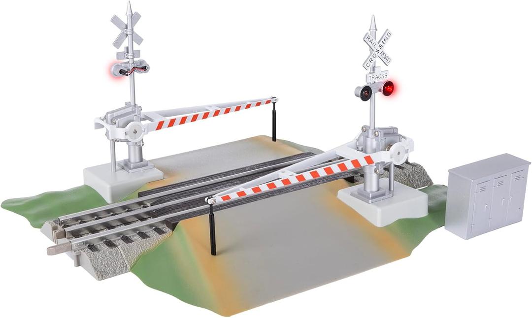 Lionel FasTrack Grade Crossing with Gates & Flashers