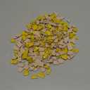 1.1LB Water Drop Petal Leaves Ceramic Mosaic Tiles for DIY Crafts,Teardrop Shaped Ceramic Mosaic Pieces for Photo Frames,Cups,Flower Pots,Fish Tank,Vases,Make Stepping Stones (Yellow)