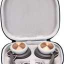 LTGEM Case Compatible with Bang & Olufsen Beoplay HX / H95 / H100 Wireless Over-Ear Headphones, Office Travel Carrying Storage Bag - Black+Gray(Case Only)