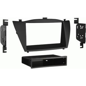 Metra Electronics 99-7341B Hyundai Tucson 2010-up Installation Dash Kit for Single or Double DIN/ISO Radios, Black