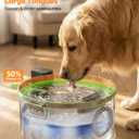 3.4Gal Wireless Automatic Dog Water Fountain for Large Dogs12L Stainless Steel 3 Modes Dog Fountain Water Bowl Dispenser, Multi Large Pet Water Fountain Ultra Quiet & Multi-Filteration