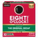 Eight O'Clock Coffee The Original Decaf, Single-Serve Keurig K-Cup Pods, Medium Roast Coffee Pods, 1 Count (Pack of 32) (EXP 11/08/26)