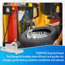 Low Profile Nylon Mount/Demount Kit for Coats Tire Changer Machine, Tire Changer Duck Head Kit, Replaces Part# TC184432 / 8184432  Grey (2-Pack) (3)