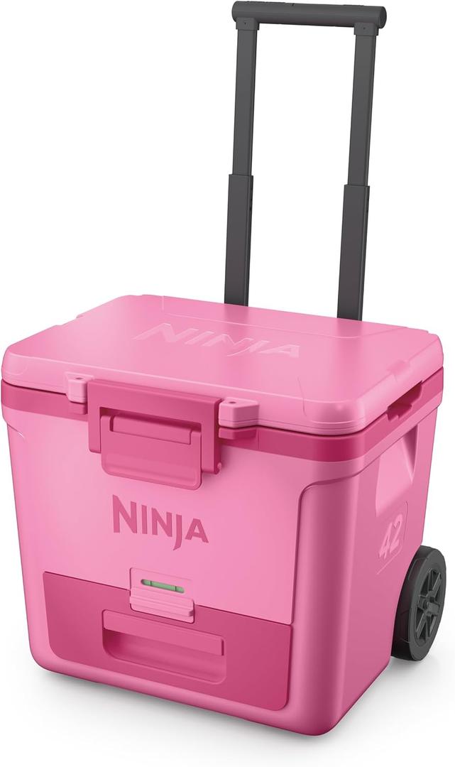 Ninja FrostVault™ 42qt Cooler with Wheels, Dry Storage, Strawberry Rhubarb