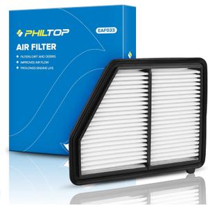 PHILTOP Engine Air Filter CA12051 Replacement for 2016-2024 Civic, HR-V 2023-2025, L4 2.0L, Rigid Panel
