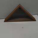 Burial Flag Display Case - for 5x9.5 Burial / Casket Flag - Made in The USA of The Finest Oak Wood