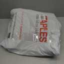 Artoid Mode Grey Pine Tree Merry Christmas Area Rug, Winter Home Decor Low-Profile Washable Rug for Entryway Bedroom Living Room Laundry Room Office Indoor 5x7 Feet