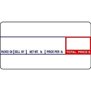 VisionTechShop LST-8000 Printing Scale Label, 58 x 30 mm, Non-UPC 36 Rolls Per Case, Lower Price Than 12 Rolls