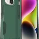 OtterBox iPhone 14 & iPhone 13 Commuter Series Case - TREES COMPANY (Green), slim & tough, pocket-friendly, with port protection